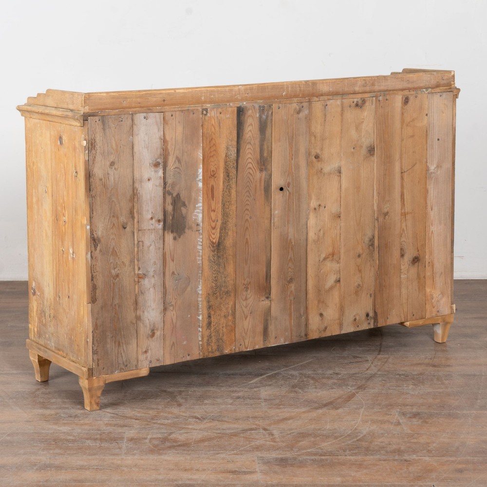 19th Century Swedish Rustic Pine Sideboard Console