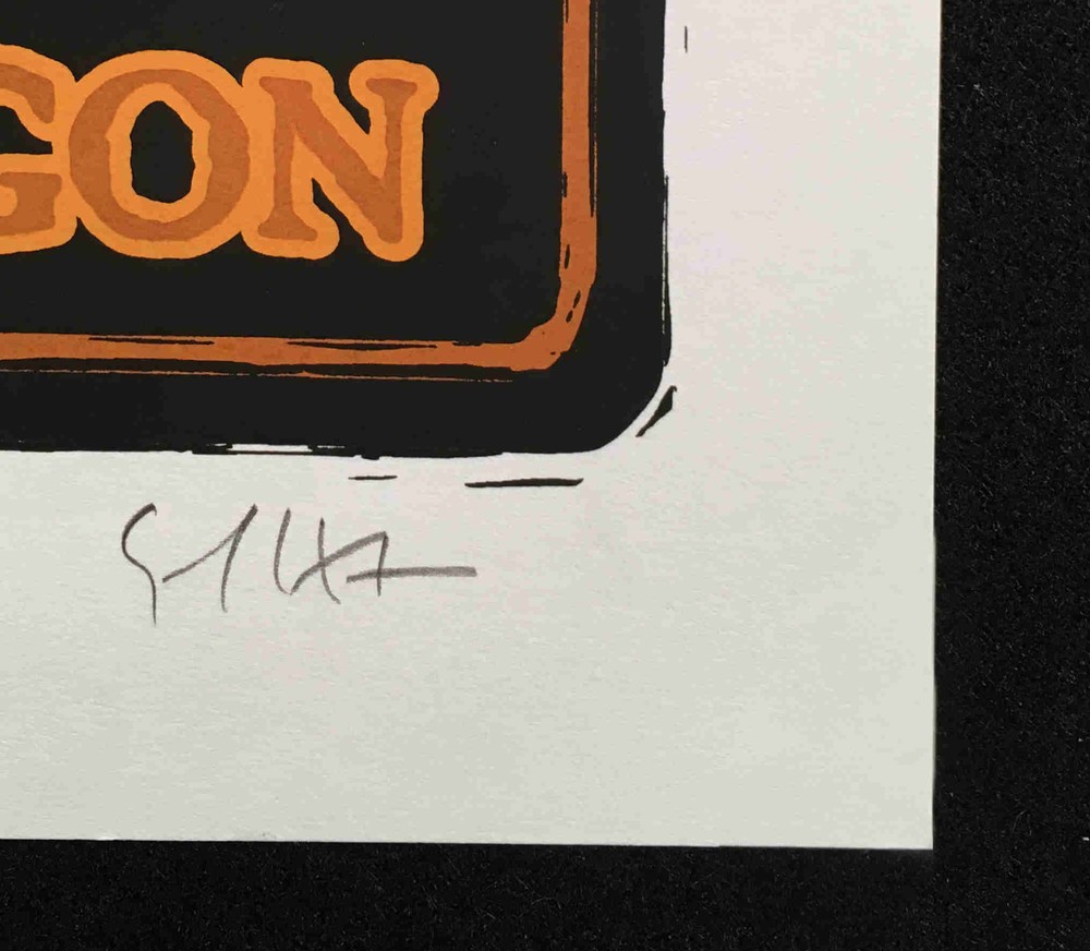 Amos Lee Poster Calexico McMenamins 2011 Signed Silkscreen Gary Houston S/N/COA