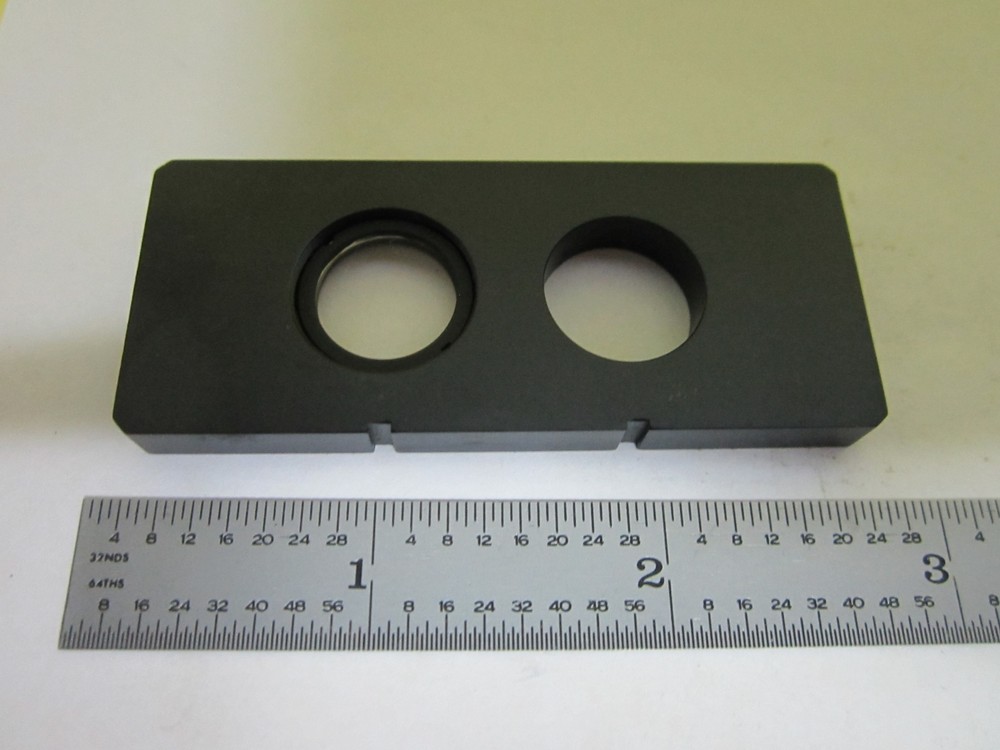 MICROSCOPE PART LEITZ GERMANY SLIDE FILTER 553392 OPTICS AS IS BIN#U2-B-25