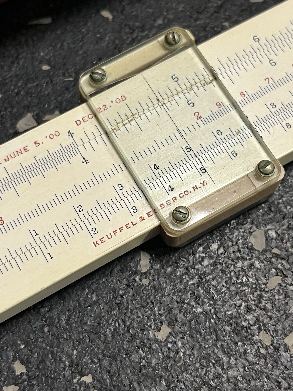 Keuffel & Esser 4088-3 Slide Ruler Leather Case