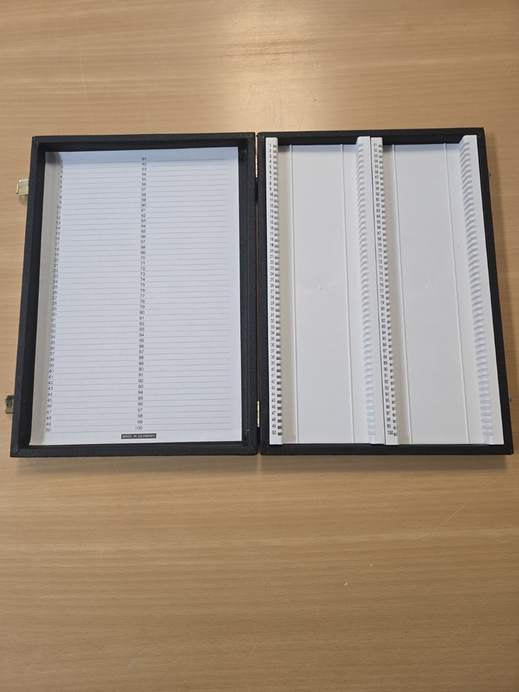 microscope slide box