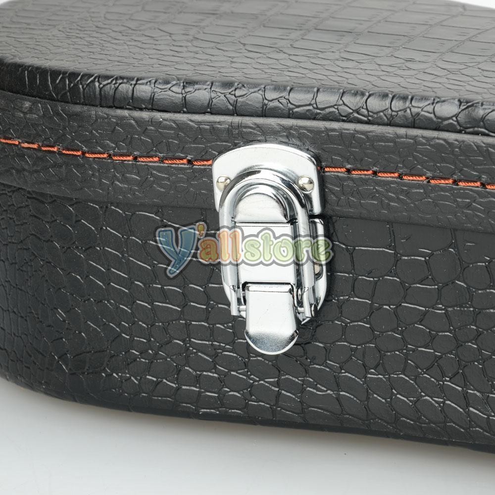 26" Black Tenor Python Pattern Hardshell Wood Case for Tenor Ukulele Case