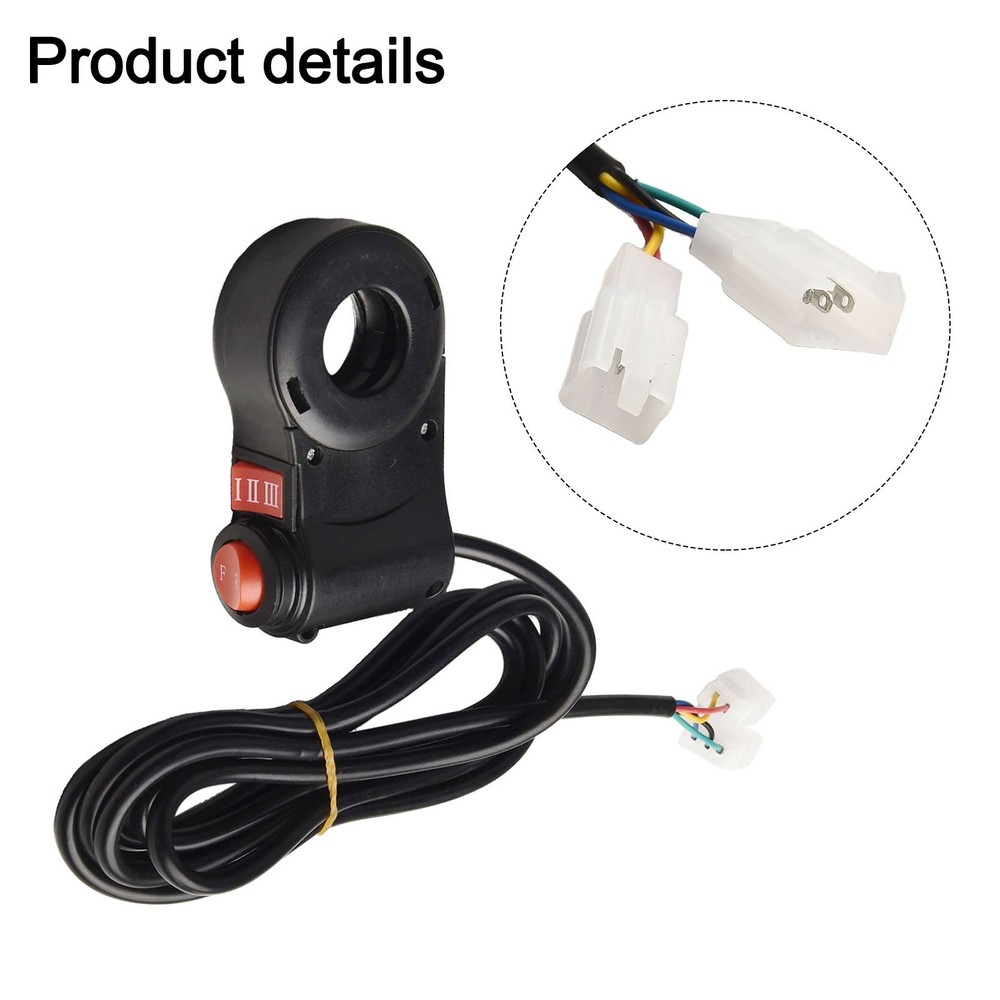 Upgraded Electric Vehicle Speed Control with Integrated Switch 2m Line