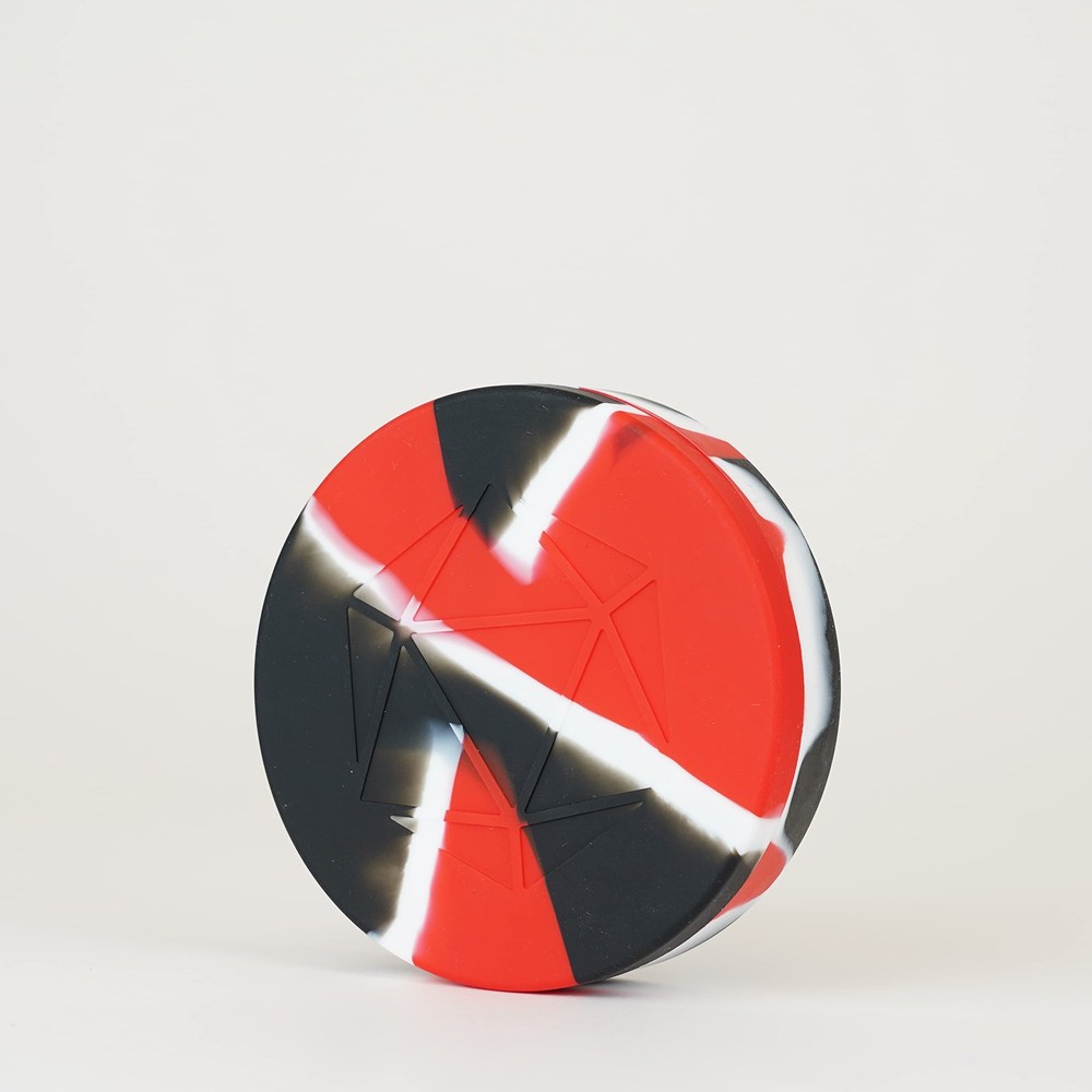 Silicone Round Dice Case: RDBKWH - Lican Dice