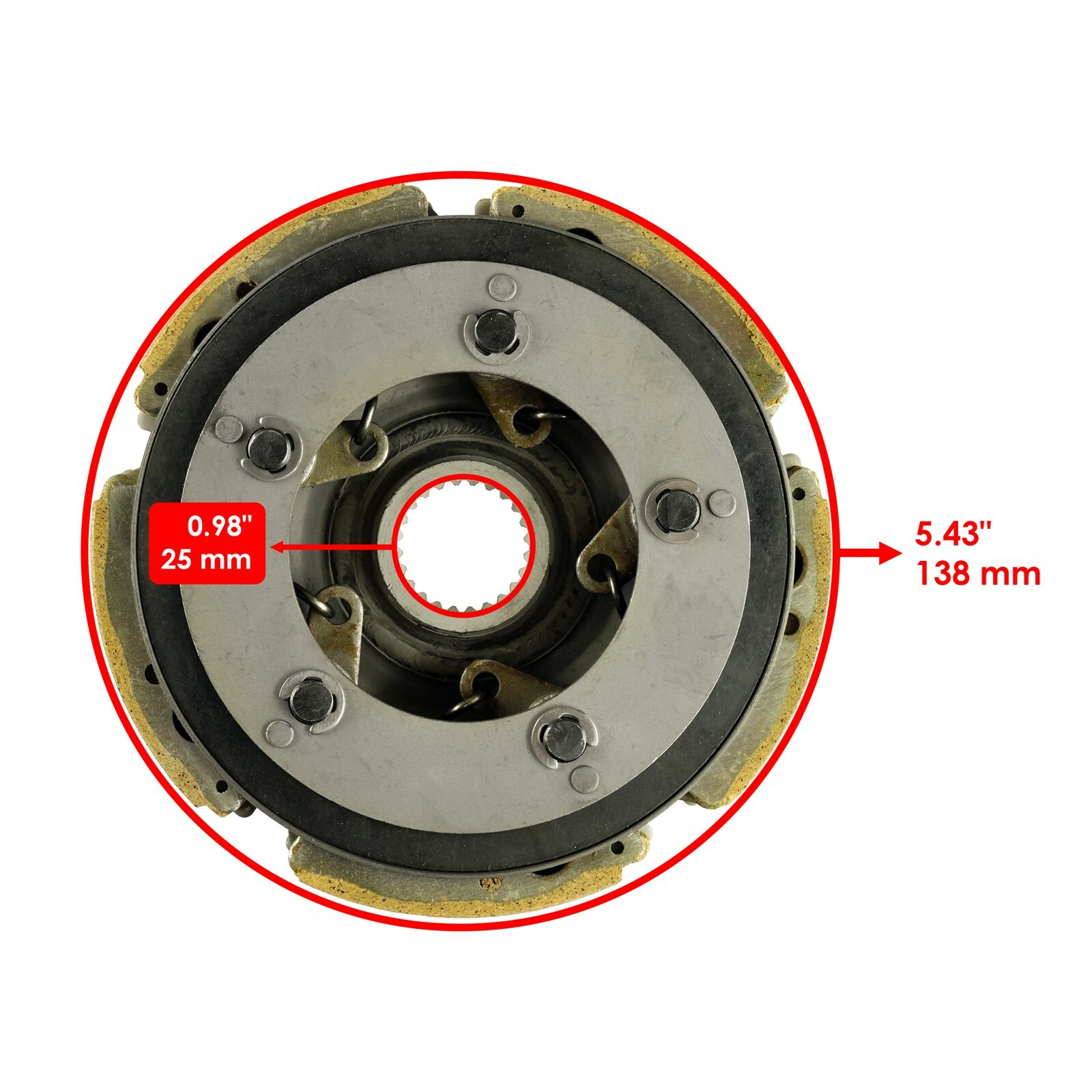 Wet Clutch Drum Housing For Honda TRX300FW Fourtrax 300 4x4 88-2000 Bearing NEW