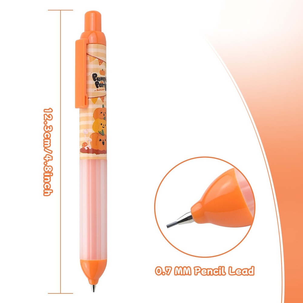0.7mm Mechanical Pumpkin Pencil, 2-Count