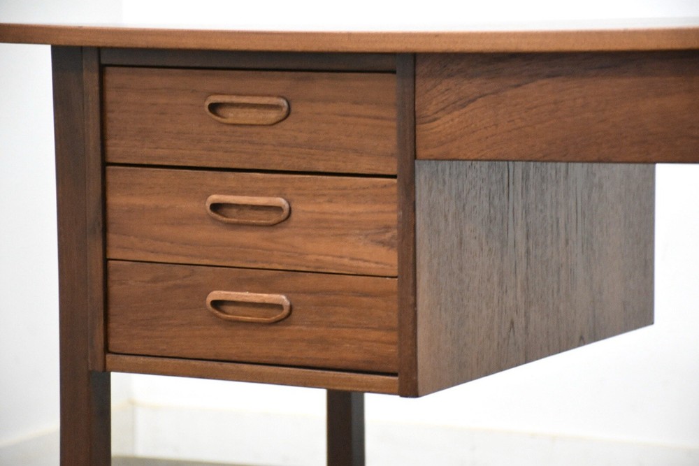 Refinished Danish Modern Teak Desk