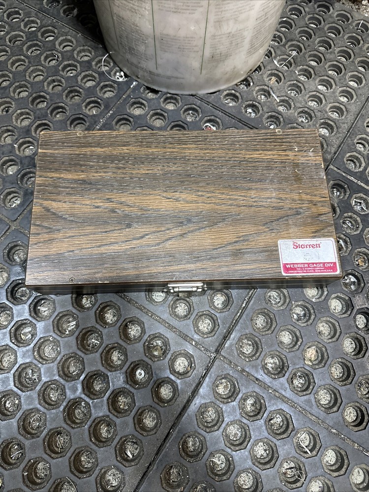 Starrett Webber Mitutoyo Mixed Gage Block Set Rectangular Machinist Tool Maker