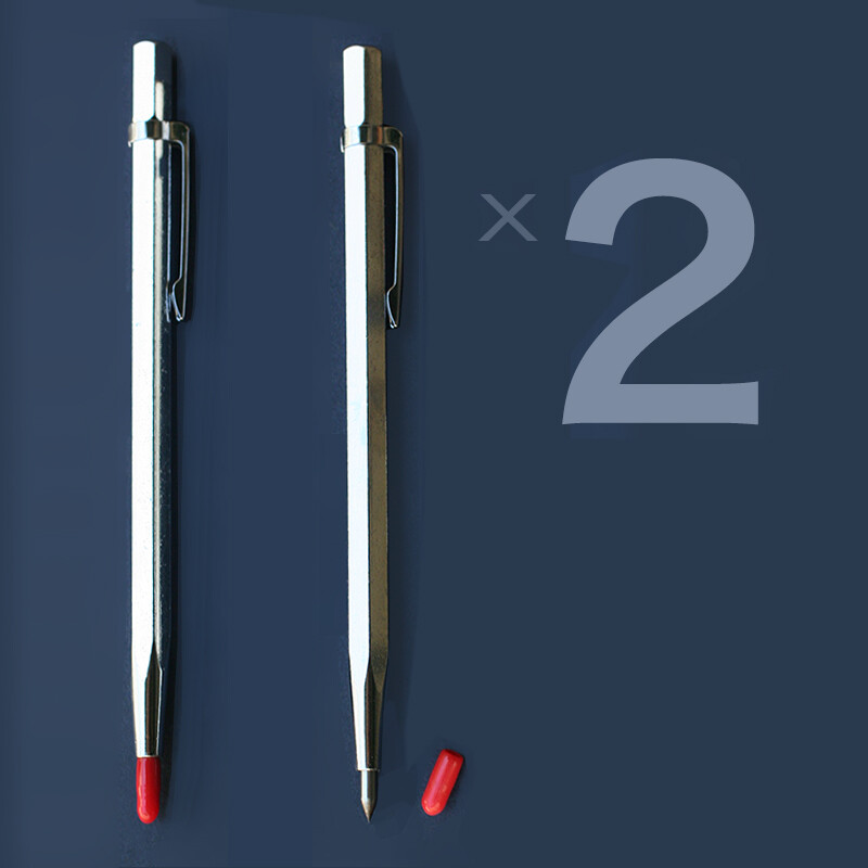 2PCS Scribing Needle Pen Tungsten Carbide Etching Engraving Marker Scriber Tools