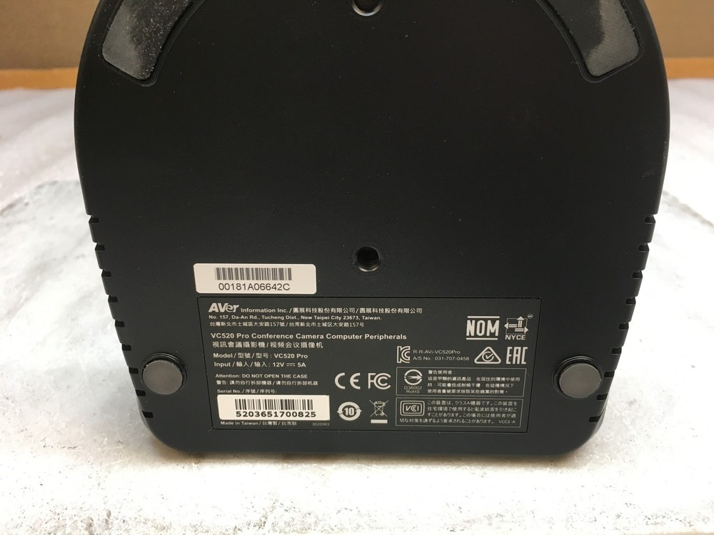 AVer VC520 Pro Conferencing Camera Computer Peripherals W/Remote
