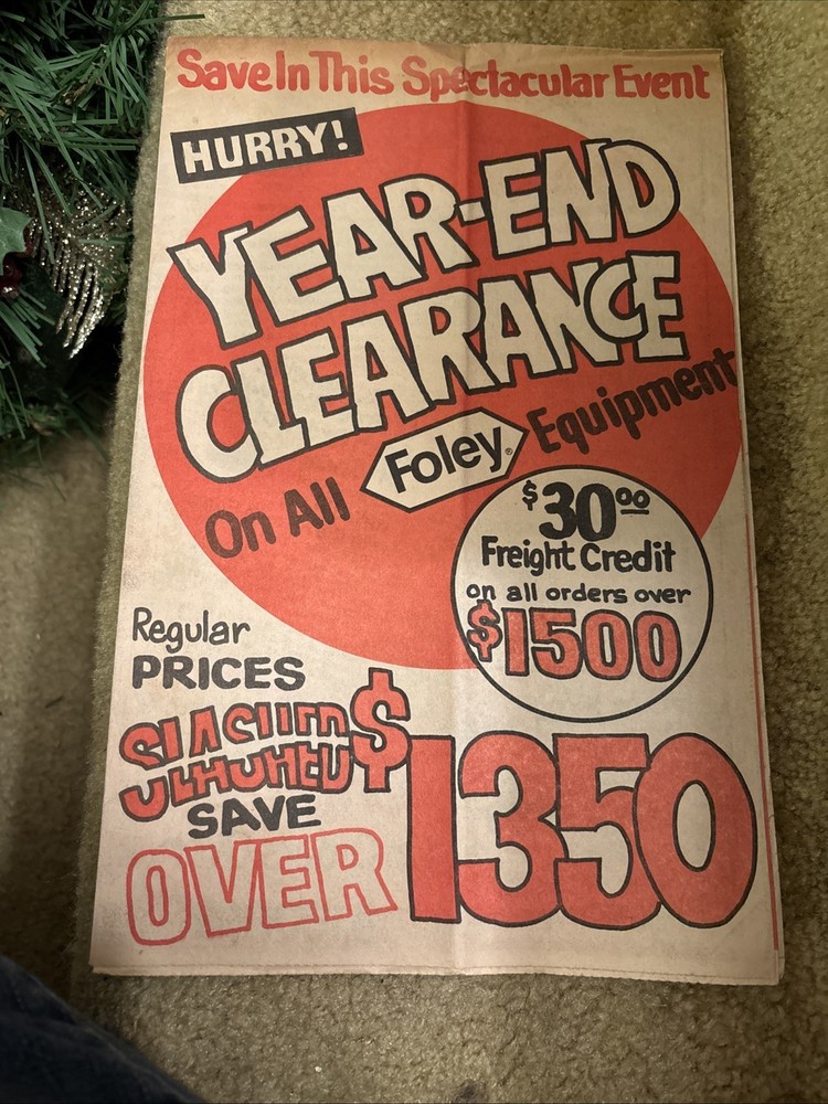 Sharpening Products advertisement, foley belsaw