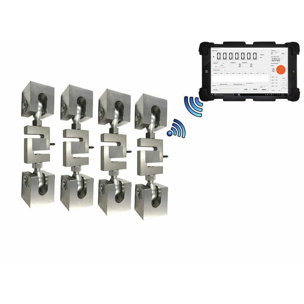 SellEton SL-312-TM S Type load cell with connection links x 4 KIT