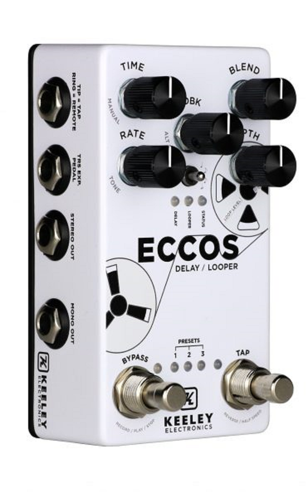 New Keeley Eccos Tape Delay Looper Guitar Effects Pedal