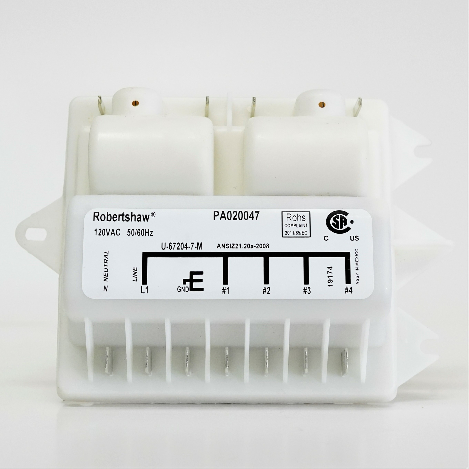 Robertshaw U-67204-7  Gas Oven Spark Ingition Module for Viking PA020047
