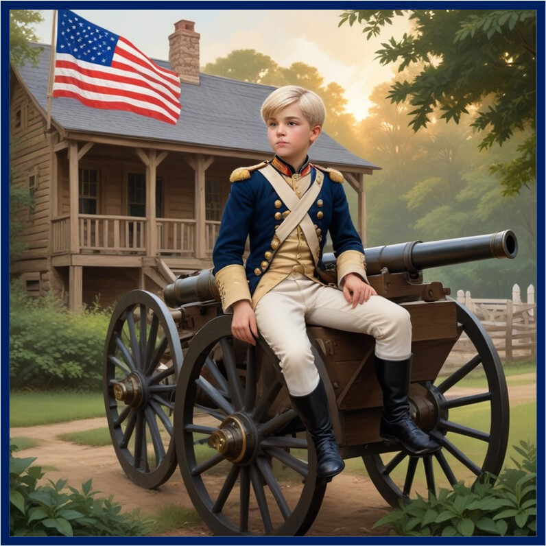 30 Custom Young Patriot Personalized Address Labels