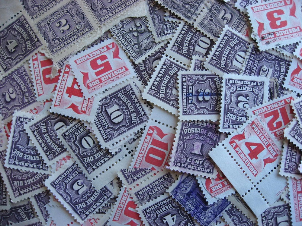 Canada postage due nice wee mixture (some heavy duplication, mixed cond) 100