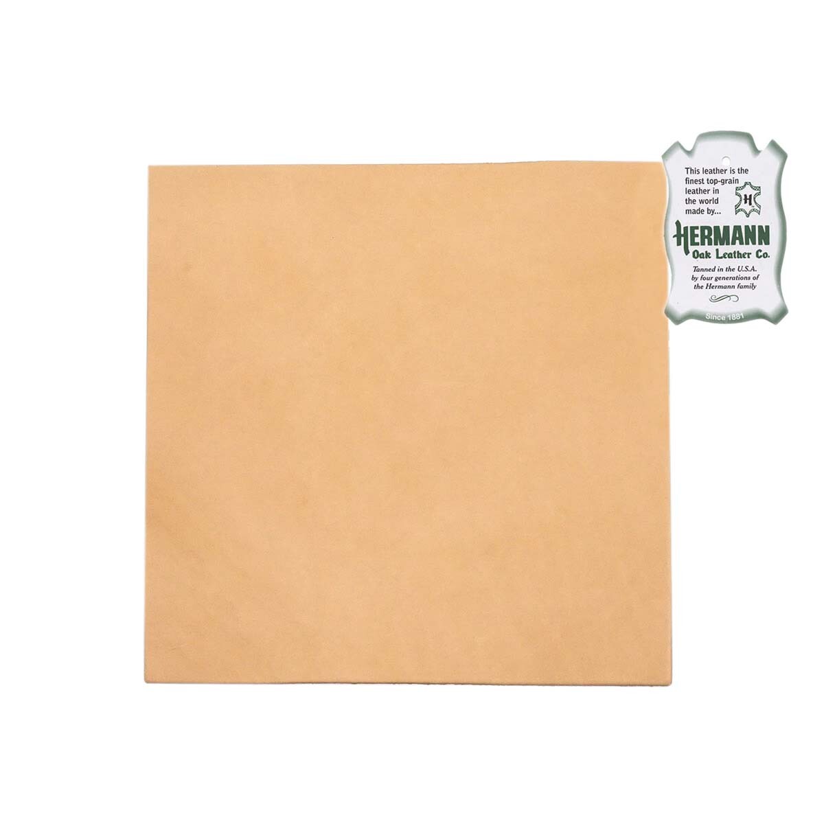 Hermann Oak Veg Tan Leather Sheets 2/3oz to 10/11oz & 6" x 12" to 24" x 24"