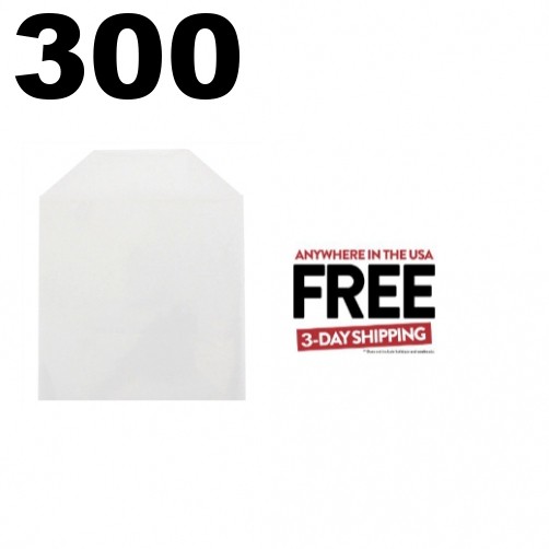 300 CPP Clear Plastic Sleeve with Flap - Fits Blu-ray Case Artwork Only 2-3 DAYS