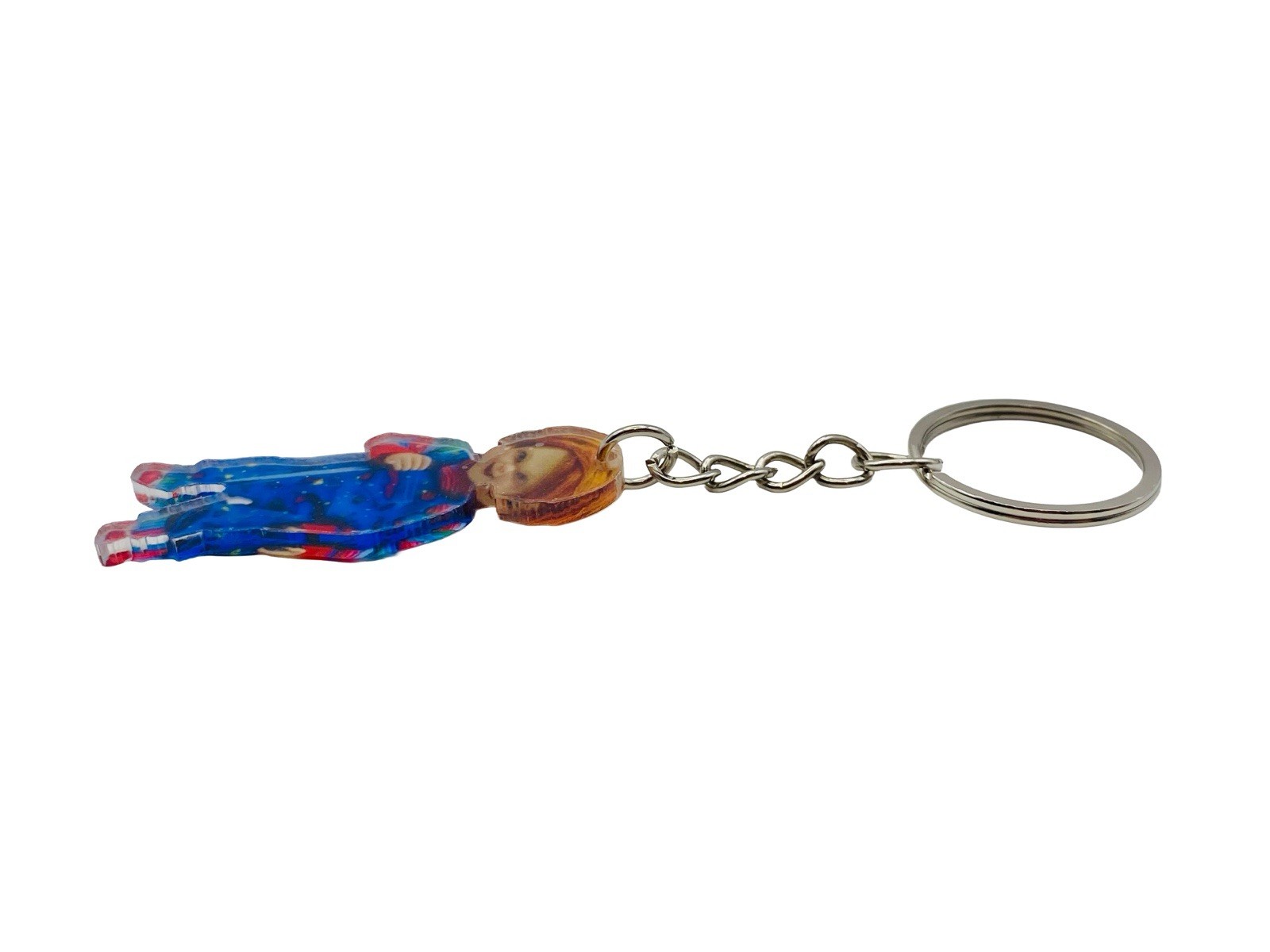 Child’s Play Chucky 2d Keychain Acrylic Handmade Horror Movie Slasher Villain