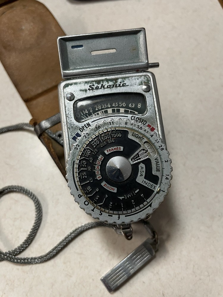 Sekonic L-6 Light Meter In Case Japan Untested