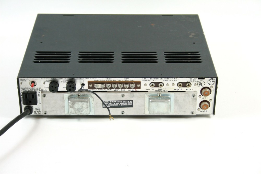 Bogen C-35 Challenger Solid State Amplifier