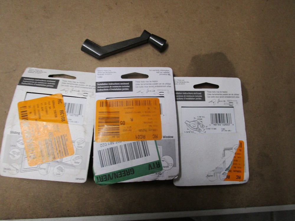 Sash Lock and Keeper Lot