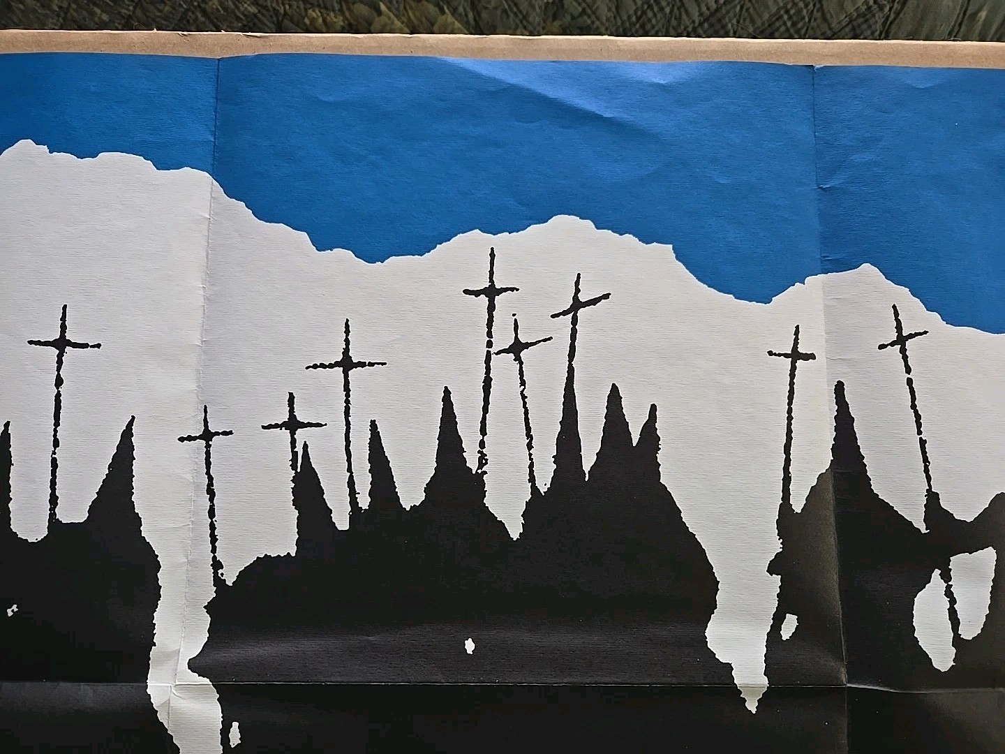 Neil Young Journey Through The Past Vintage Promo Poster 1972 - VG++