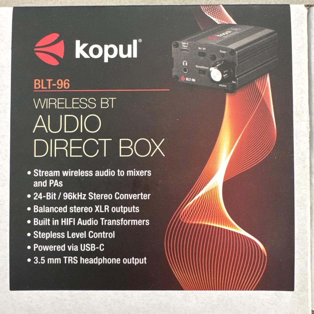 Opulence BLT-96 Wireless Audio Direct Box