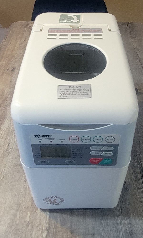 Zojirushi Automatic Bread Maker Machine BBCC-S15A Instructions Cup Scoop Tested