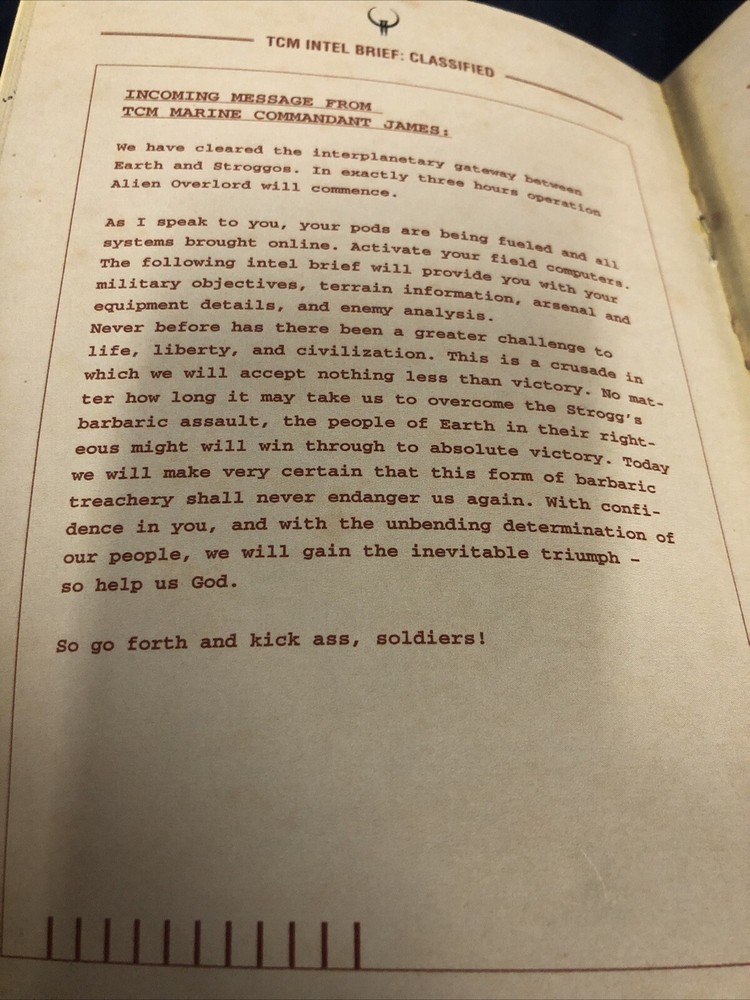 Quake II Manual Computer id software