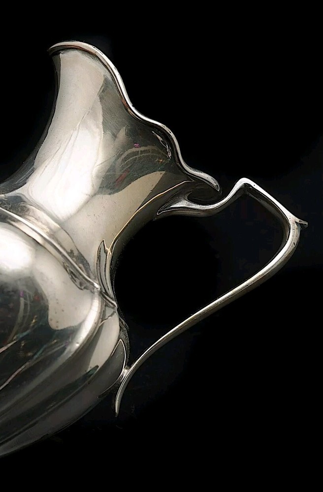 ANTIQUE VICTORIAN WILLIAM HUTTON SILVER PLATED MILK JUG