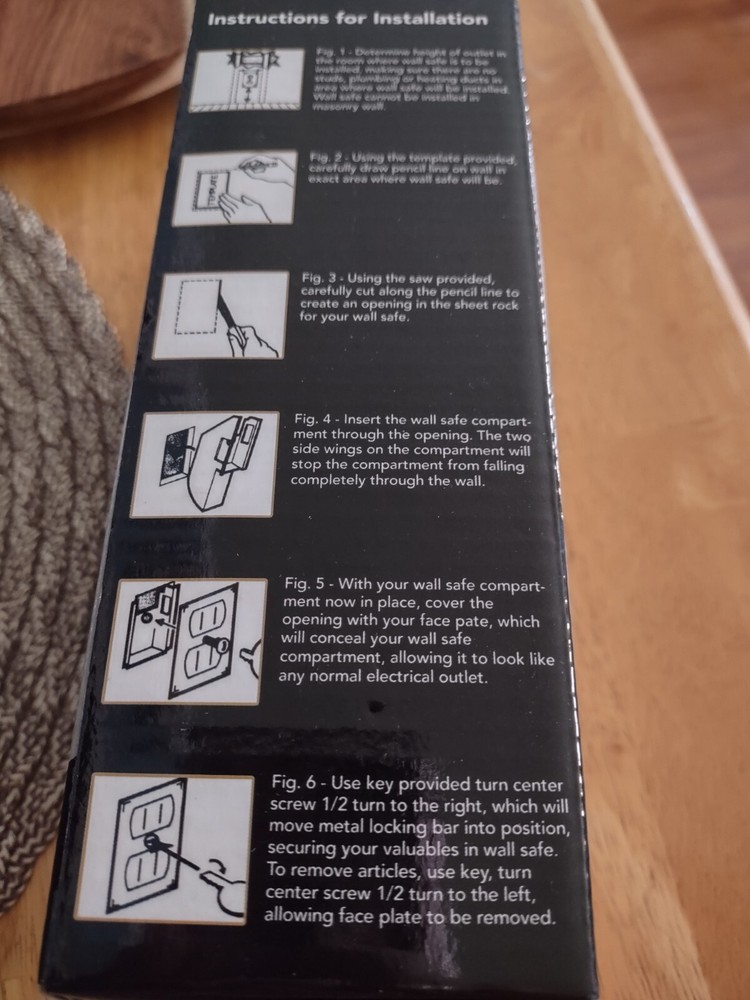 Hidden Wall Safe Secret Stash Electrical Plug Diversion Safe