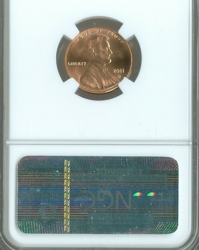 2011-D Lincoln Cent NGC MS67 RD MAC Quality