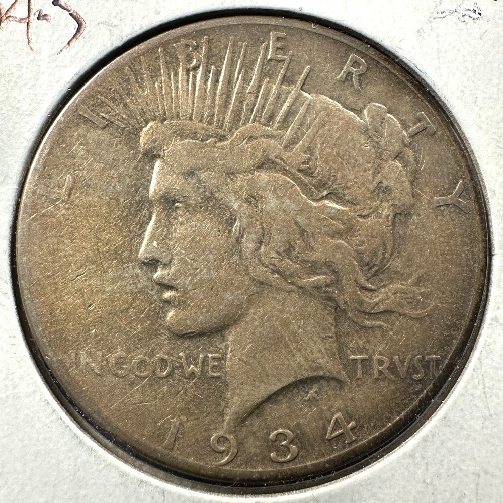 1934-S $1 Silver Peace Dollar (89527)