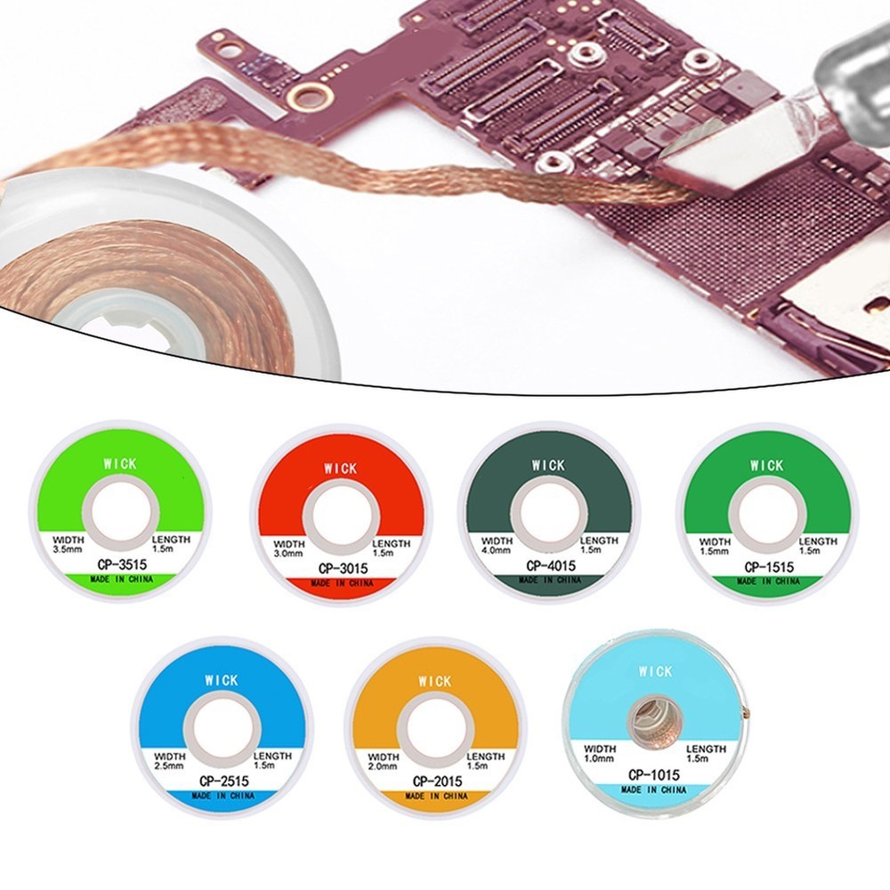 Braid Tape Desoldering Easy Usage Fine Braid Design Oxidation Resistivity