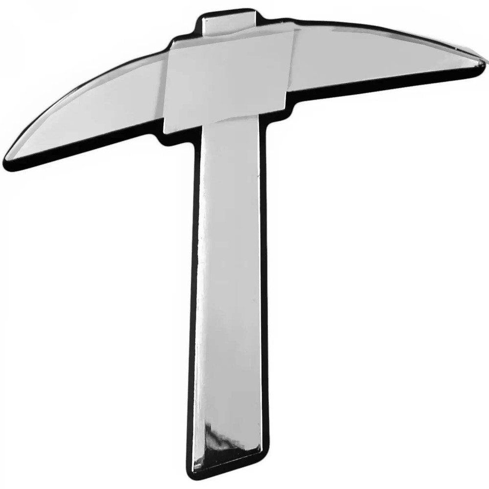 UTEP Miners NCAA Premium Chrome Solid Metal Team Logo Auto Emblem El Paso
