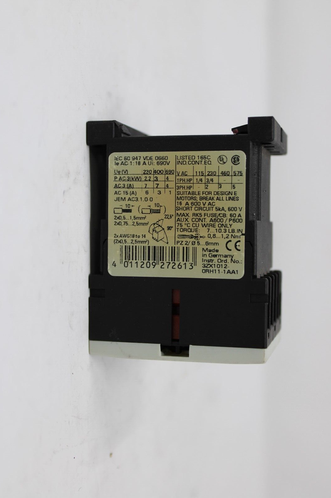 Siemens 3RT1015-1JB42 Contactor