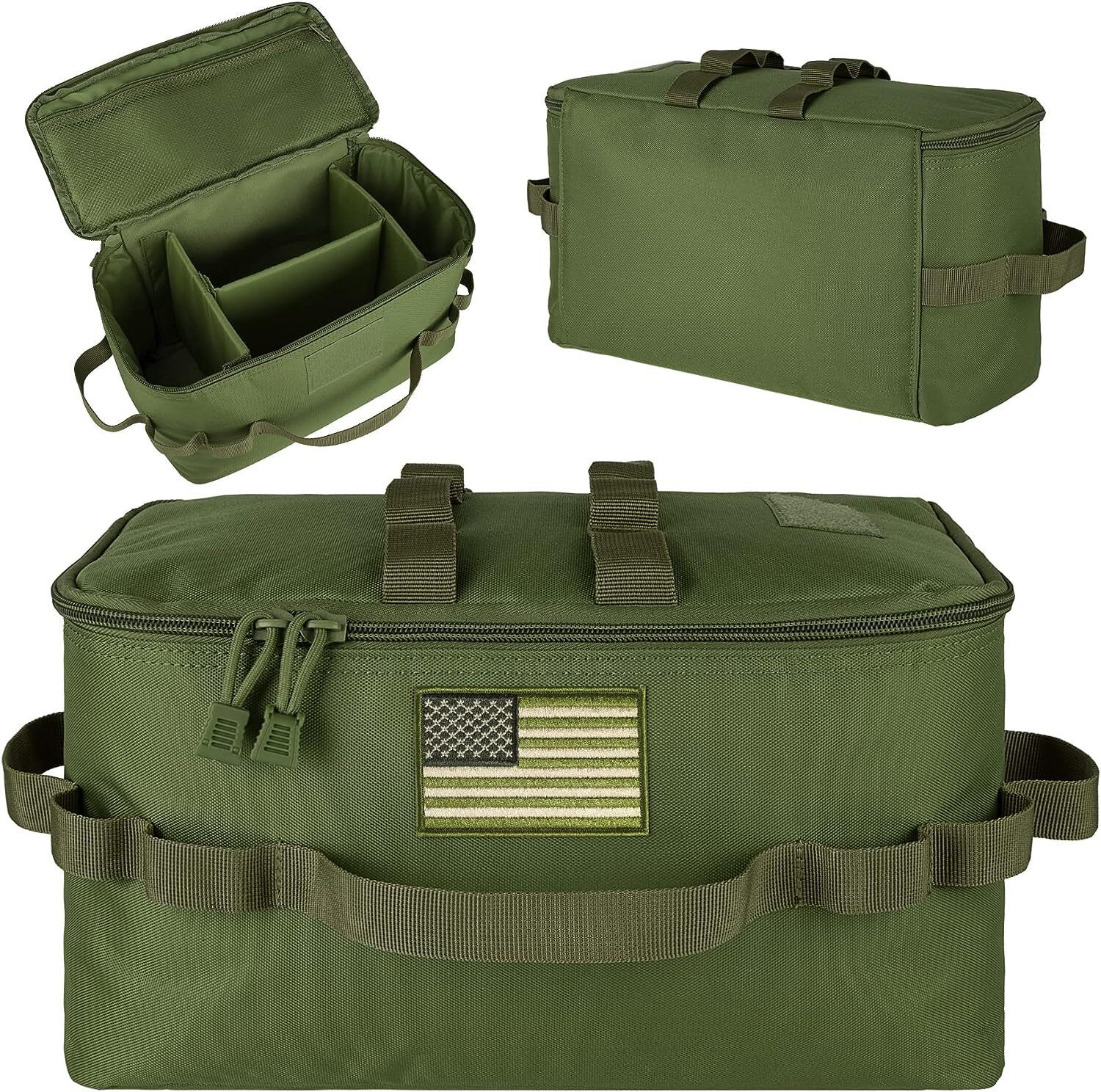 Tactical Camping Storage Bag 11L Outdoor Tote Bag Camping Cookware Organizer Bag