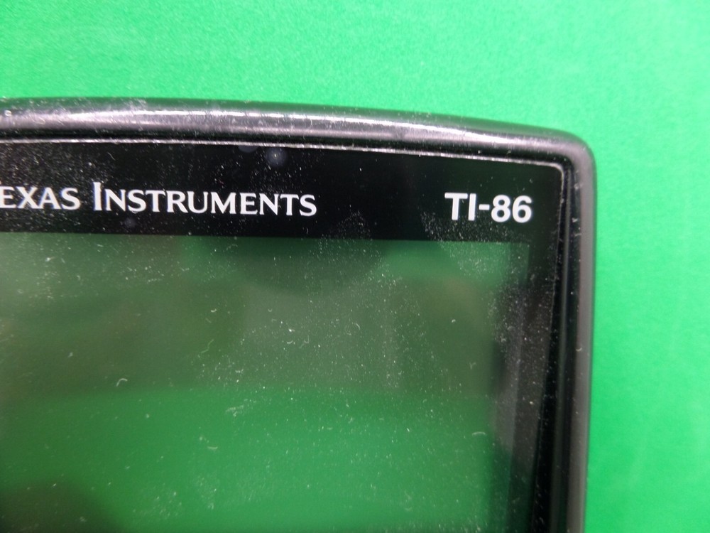 Texas Instruments T1-86 plus graphing calculator