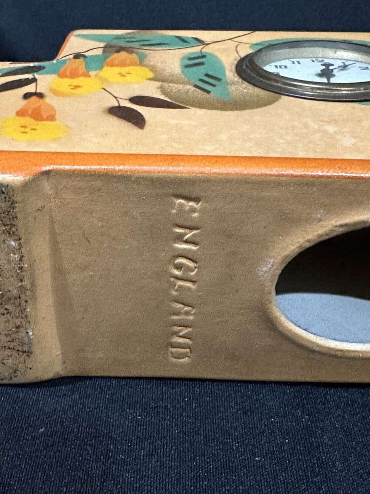 Art Deco Ceramic Mantle Clock circa 1930