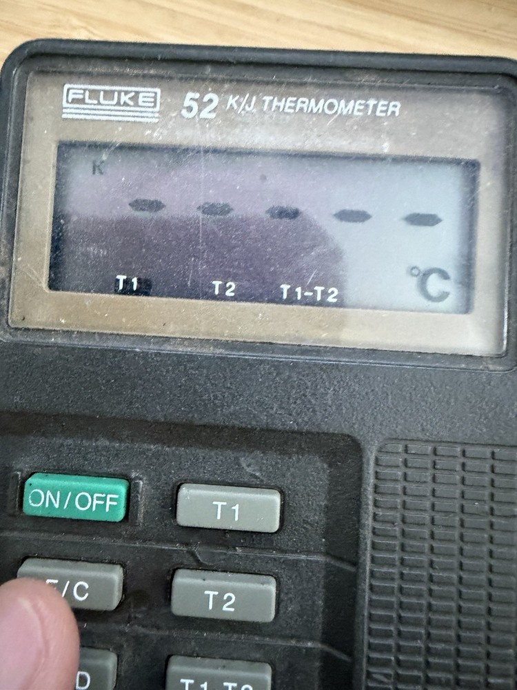 Fluke 52 K/J Thermometer – Hand Held Unit Only | Tested & Working