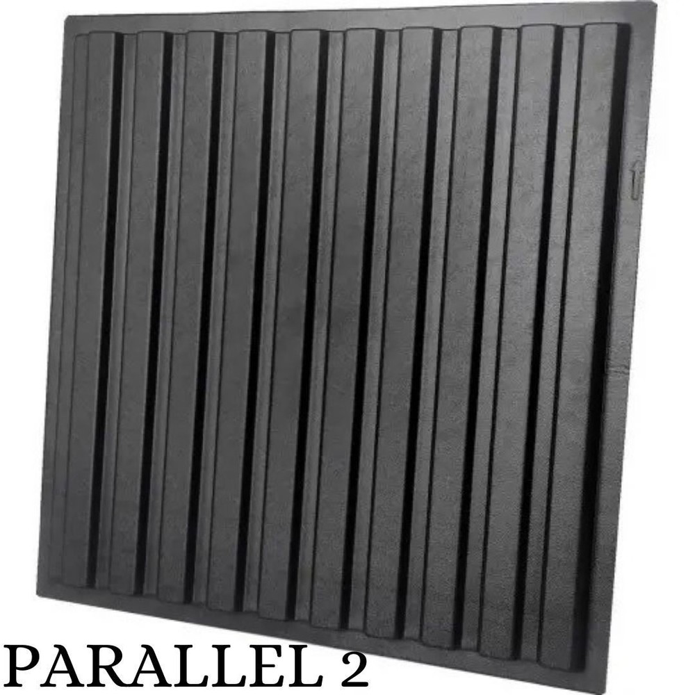 Mold For 3D Panel PARALLEL 2 Molds Plaster Wall Art Decor ABS Plastic Form