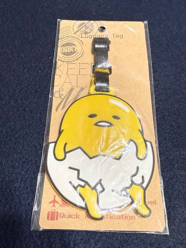Gudetama the Lazy Egg Luggage Tag