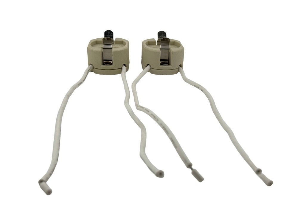 Rebaydo 2pcs G12 Ceramic Socket with Wires
