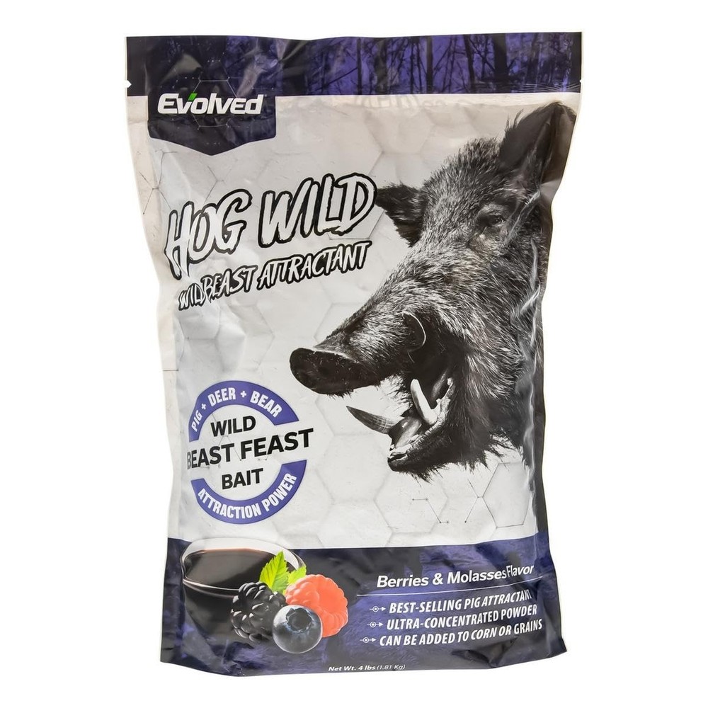 Evolved Hog Wild Attractant 4 lb. Tan