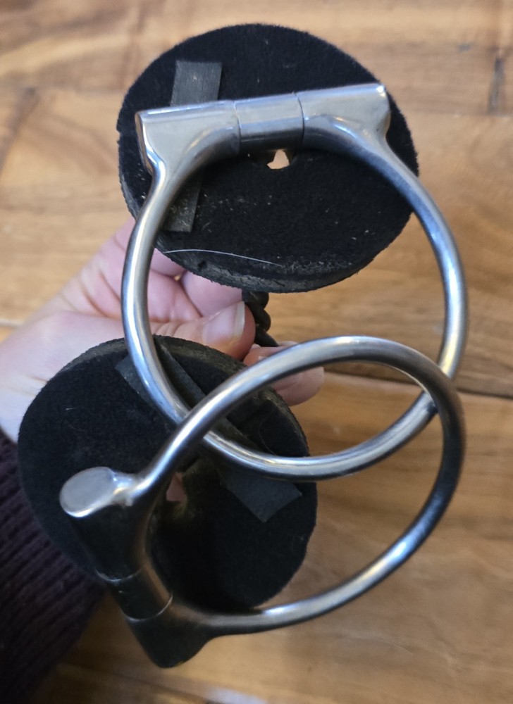 Twisted Wire D-ring Snaffle Bit Horse Tack