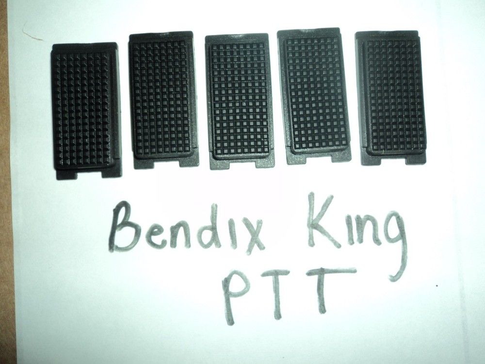 Replacement RUBBER PTT BUTTON Bendix King BK Radio DPH GPH EPH LPH Command