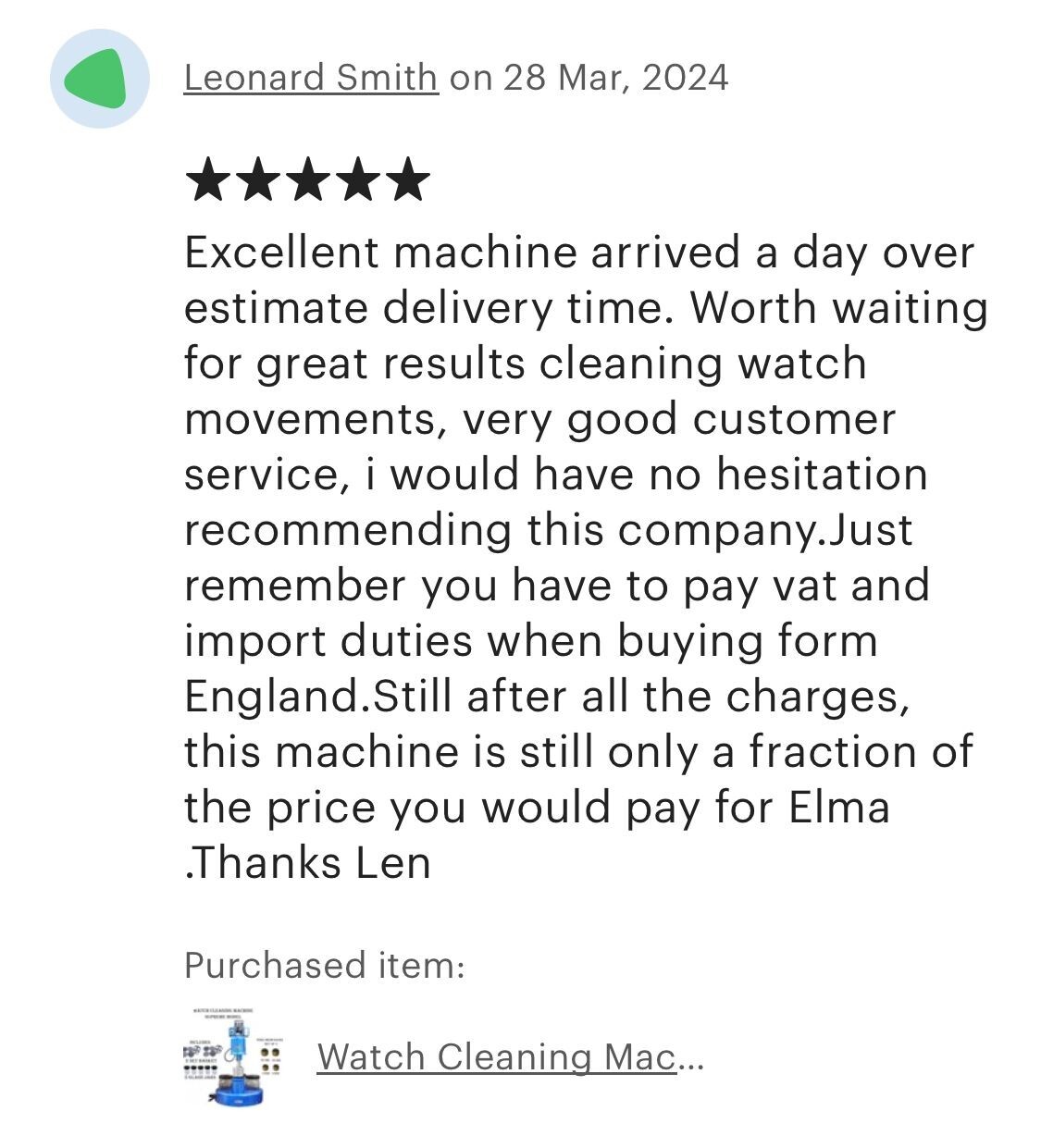 Watch Cleaning Machine Miracle 110 Watt/Volts - Miracle Watch Cleaning Machine