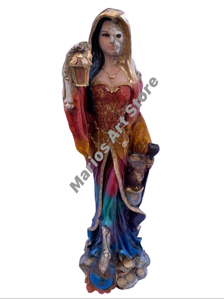Encarnada Santa Muerte Multi Color 22"