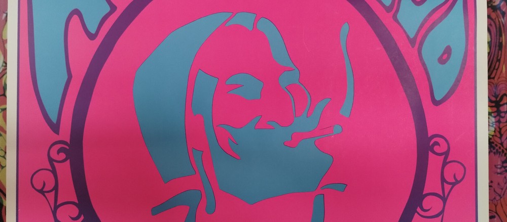 Who RoLLed MarY Jane? 1969 BLack Light PoSter